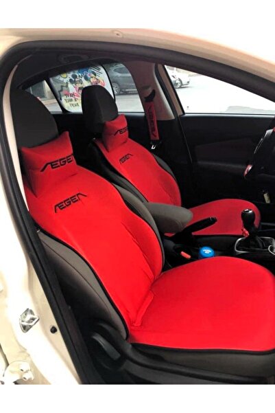 STİLİX GARAGE FİAT EGEA Κεντημένο μπροστινό διπλό μαξιλάρι καθίσματος αυτοκιν...