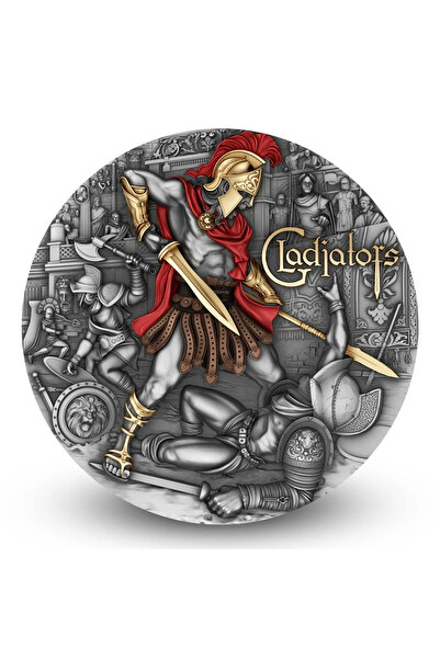 aga kulche Gladyatör Gümüş Madalyon
