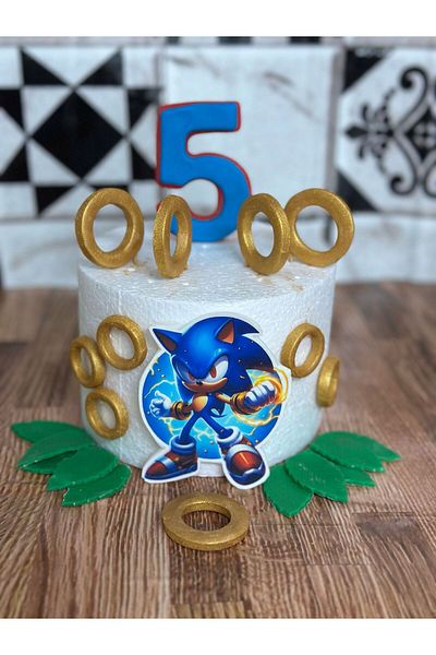 by şeyda palancı Set of Figures Sonic from Sugar Dough