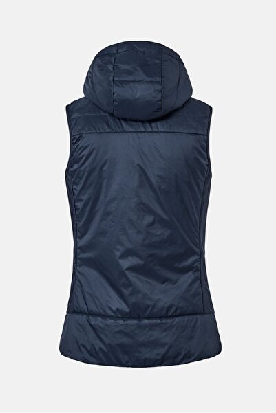 Tchibo Women Plain Quilted Waist Jacket, Navy