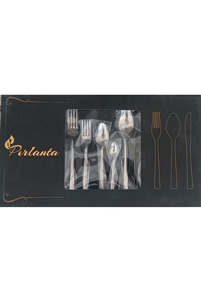 Ovebu Diamond 30 Piece 6-Person Cutlery Set 30 Piece Boxed Gift Dowry Set