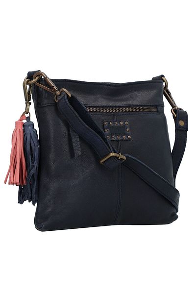 Taschendieb Wien Geantă de umăr Herzweg din piele 24 cm