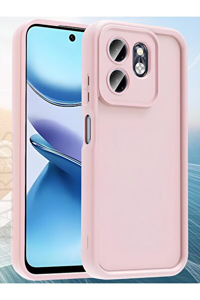 Hatreds İnfinix Hot 50İ Kılıf Kamera Korumalı Kenar Çıkıntılı Soft Renkli Sil...