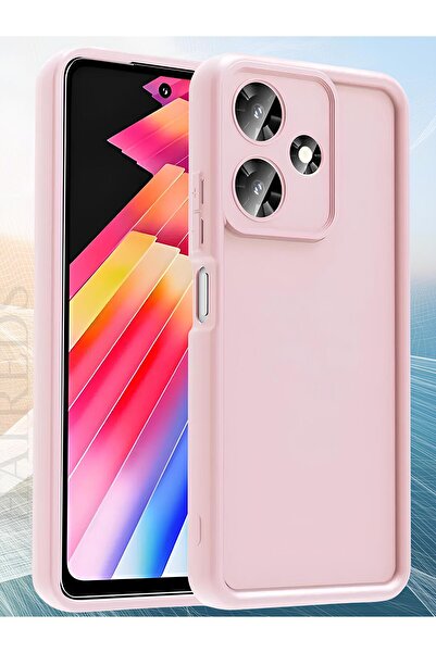 Hatreds İnfinix Hot 30 Kılıf Kamera Korumalı Kenar Çıkıntılı Soft Renkli Sili...