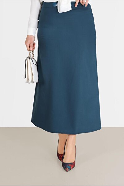 Alvina Split Detail Straight Cut Skirt 60221