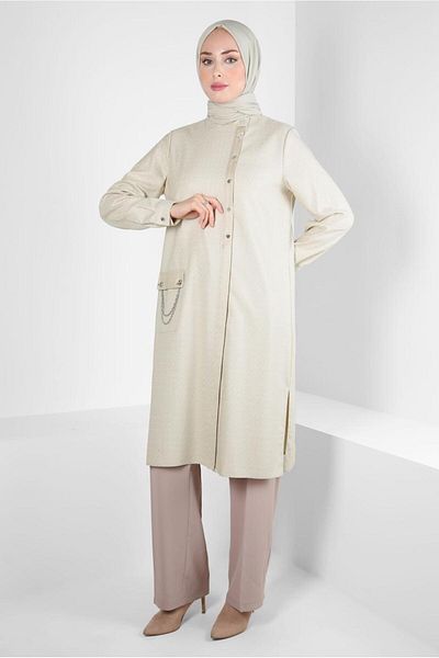 Alvina Chain Detailed Tunic 44129