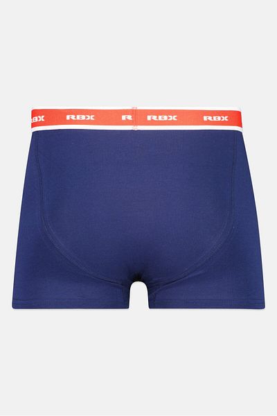 RBX Men 3 Pcs Brand Logo Boxer Brief Set, Multicolor