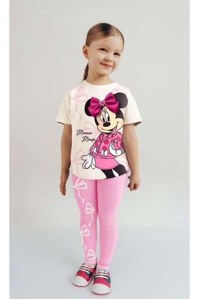 KOKOŞ BEBEK Minnie Mouse Leggings Set |   Between 2/8 Years