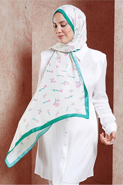 Alvina ALVINA 7469 Model Şal cu Motiv Floral
