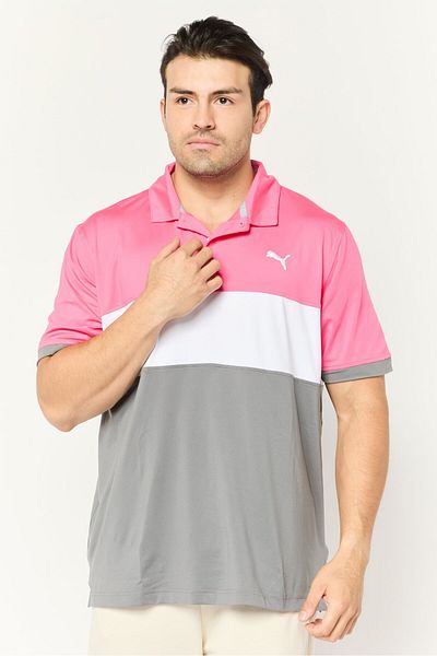 Puma Men Sportswear Fit Short Sleeves Outdoor Polo Shirt, Multicolor
