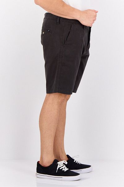 Nautica Men Slim Fit Plain Basic Shorts, Slate Grey