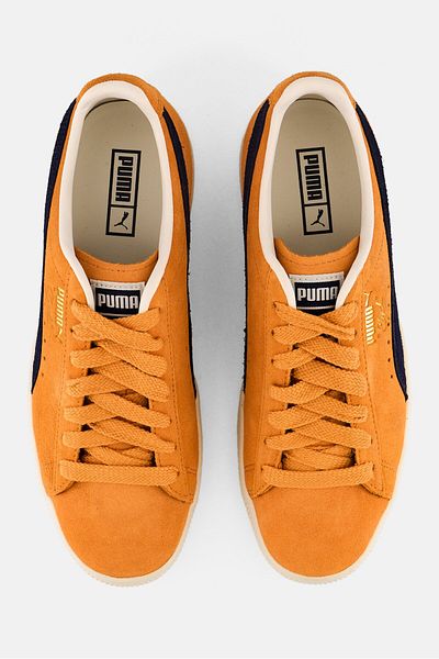 Puma Women Clyde 0g Lace Up Outdoors Shoes, Orange