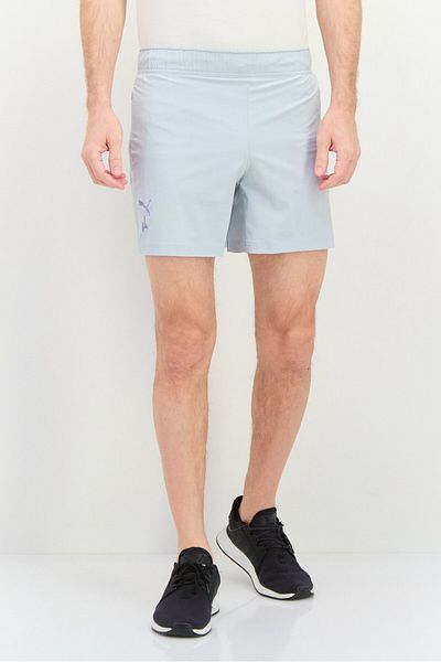Puma Men Sportswear Fit 5 Inseam Outdoor Shorts, Light Grey