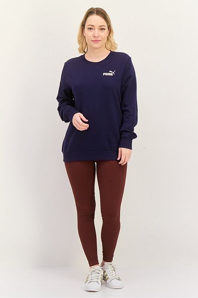 Puma Women Sportswear Fit Long Sleeves Outdoor Sweatshirt, Navy