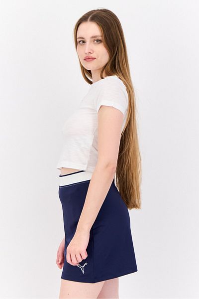 Puma Women Sportswear Fit Short Sleeves Outdoor Crop Top, White