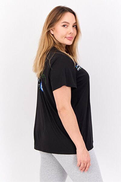 Puma Women Sportswear Fit Short Sleeve Singapore Marathon 2023 Running T-Shirt, Black