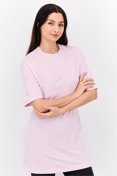 Puma Women Sportswear Fit Short Sleeve Training T Shirt, Pink