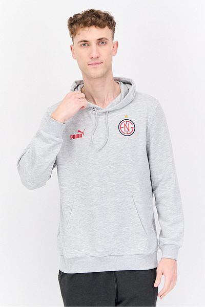 Puma Men Sportswear Fit Long Sleeves Training Sweatshirt, Heather Grey