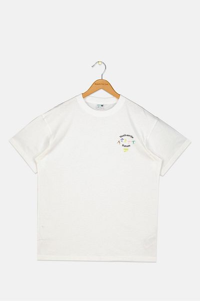 Puma Kids Boy Graphic Print Outdoor T-shirt, White