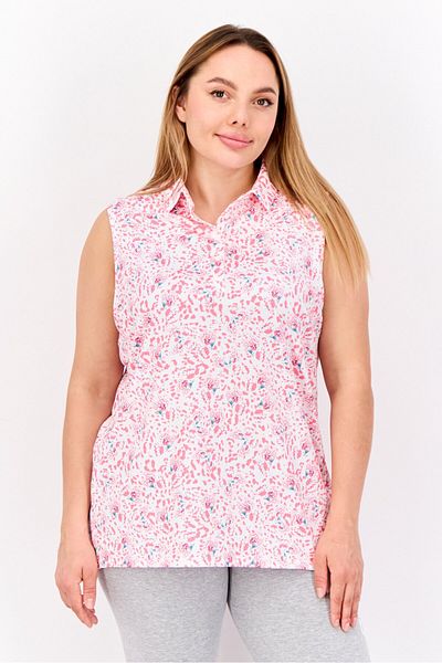 Puma Women Sportswear Fit Sleeve Outdoor Top, Pink/white