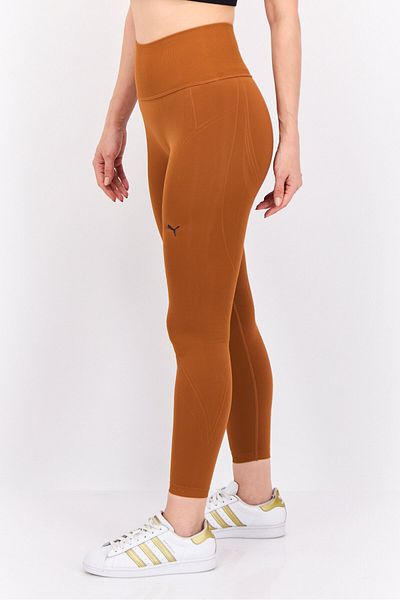 Puma Women Sportswear Fit Brand Logo Training Tights, Brown
