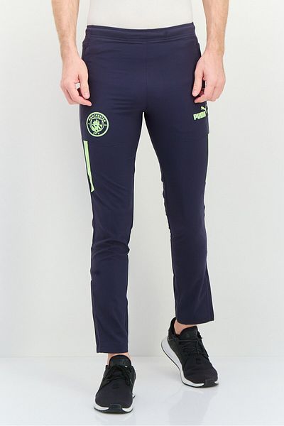 Puma Men Slim Fit Manchester City Training Pants, Navy