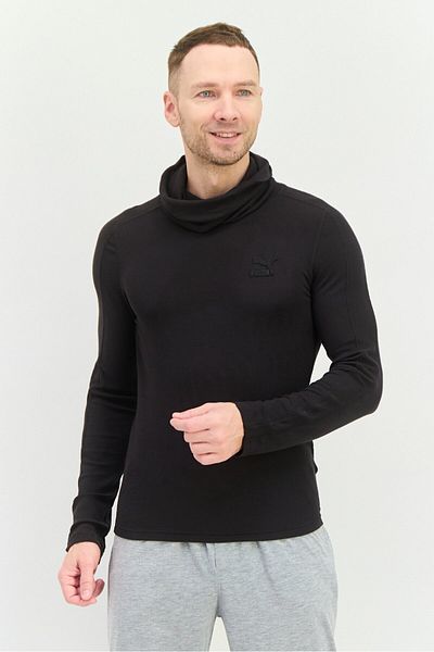 Puma Men Sportwear Fit Long Sleeves Outdoor Sweatshirt, Black