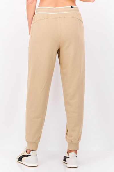 Puma Women Sportswear Fit Brand Logo Training Sweatpants, Tan
