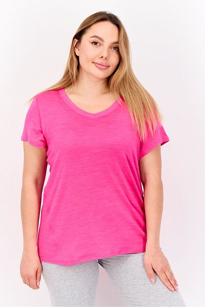 Head Women Sportswear Fit Short Sleeve Outdoor T Shirt, Pink
