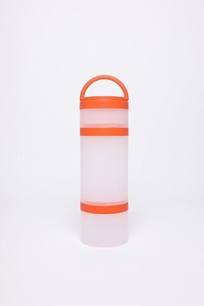Tchibo Multi Box Storage 800 ml, White and Orange