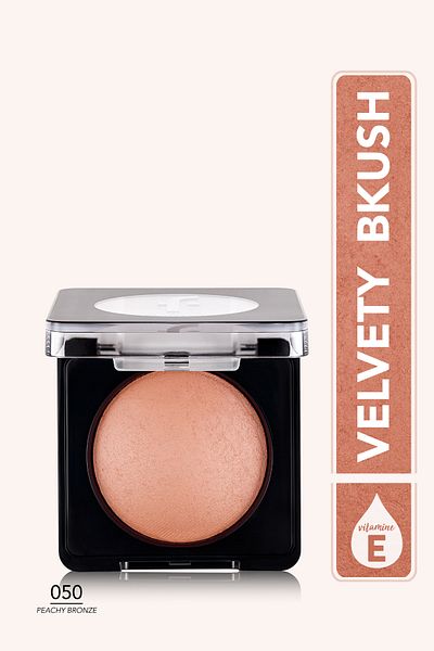 Flormar Sparkling Baked Blush - Baked Blush-On - 050 Peachy Bronze -8682536051477