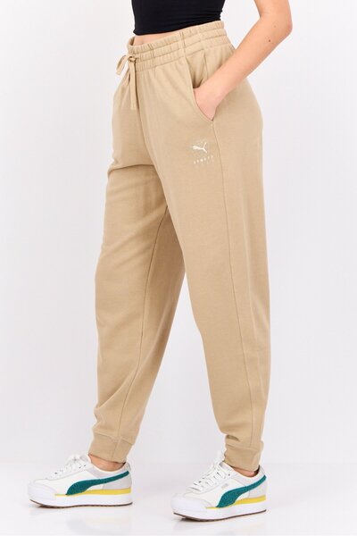 Puma Women Comfort Fit Outdoor Sweatpants, Tan