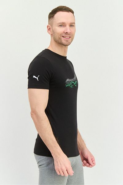 Puma Men Sportswear Fit Short Sleeve Outdoor T-Shirt, Black