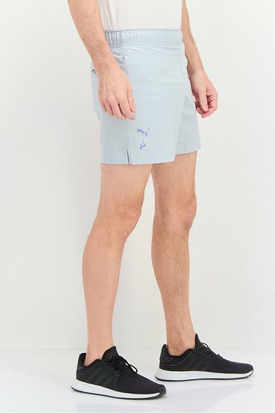 Puma Men Sportswear Fit 5 Inseam Outdoor Shorts, Light Grey