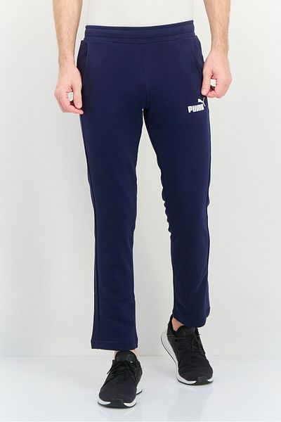 Puma Men Sportswear Fit Brand Logo Training Track Pant, Navy