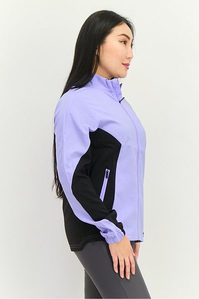 Puma Women Sportswear Fit Long Sleeve Running Jacket, Lilac/Black
