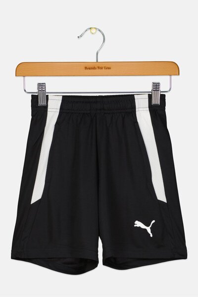 Puma شورت تدريب رياضي مناسب للأولاد من Kids Boys، باللون الأسود