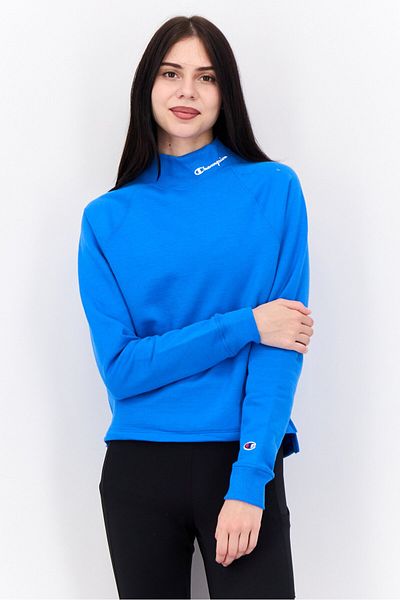 Champion Women Sportswear Fit Long Sleeves Outdoor Sweatshirt, Blue