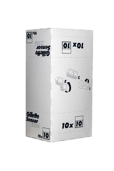Gillette 10 Pack Replacement Sensor Excel Shaving Blades
