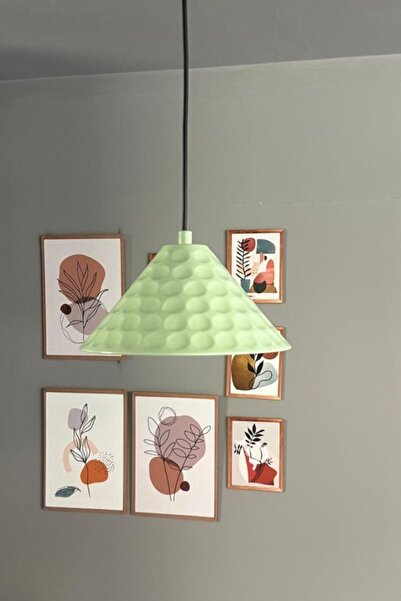Bamyum Rumy Mint Tekli Avize Sarkıt Ofis Showroom Salon Mutfak Avizeleri