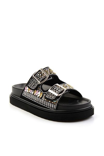 Bambi Black Women's Slippers K04429320287