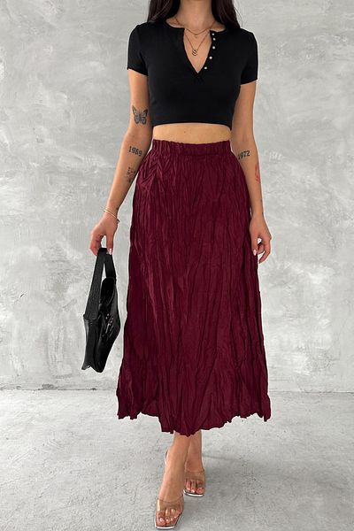 FEMELLE Fusta Burgundy Crush pentru damă