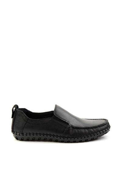 Bambi Siyah Leather Erkek Casual Ayakkabı E01900400203