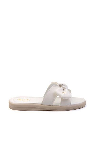 Bambi White Women's Slippers K 04875030109