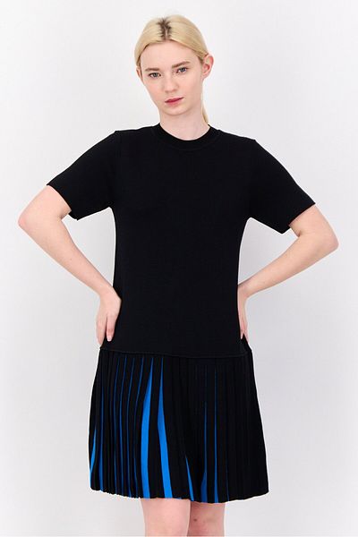 Esprit Women Pleated Mini Dress, Multicolor
