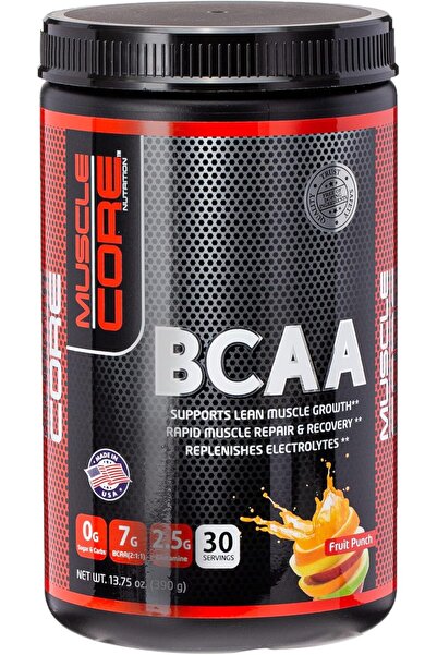 Muscle Core Nutrition BCAA Fruit Punch, 30 Servings