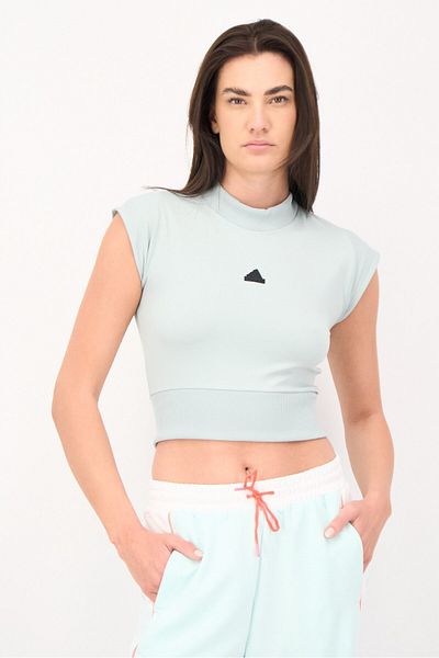 adidas Women Sportswear Fit Brand Logo Training Top, Sage Green