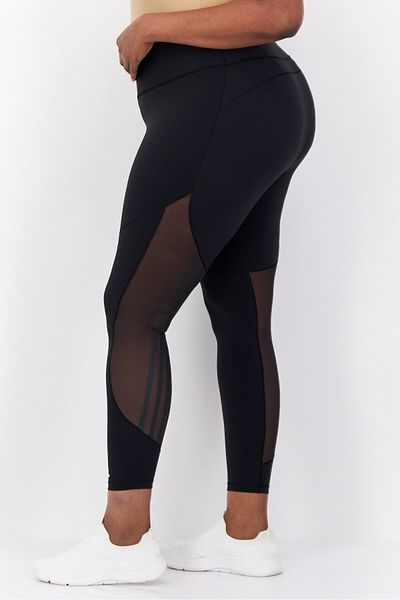 adidas Women Plus Size Sportswear Fit Training Leggings, Black