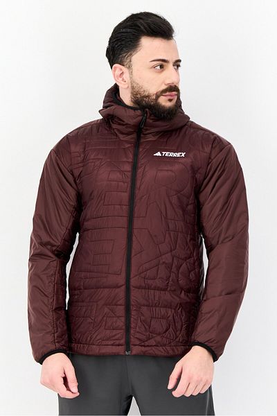 adidas Men Sporstwear Fit Long Sleeves Training Jacket, Brown