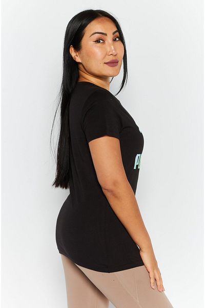 Puma Women Sportswear Fit Short Sleeves Training T-Shirt, Black